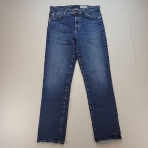 AG Adriano Goldschmied Jeans Mari Slim Straight Jeans Women 31 Mid Rise Japanese